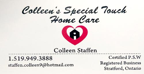 Colleen’s Special Touch –  Home Care